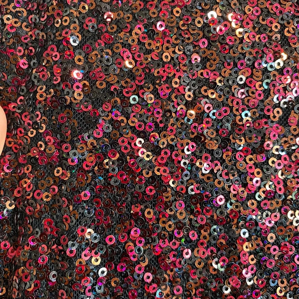 Express red sequin mini dress, size 2 - Picture 2 of 5
